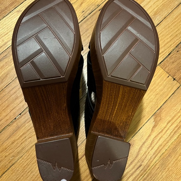 Platform Wood Heel Sandal SZ 10M - Picture 6 of 9